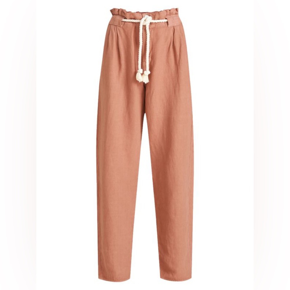 Veronica Beard Karter Pleated Crop Pant-NWT-Size 10-Color Mocha
